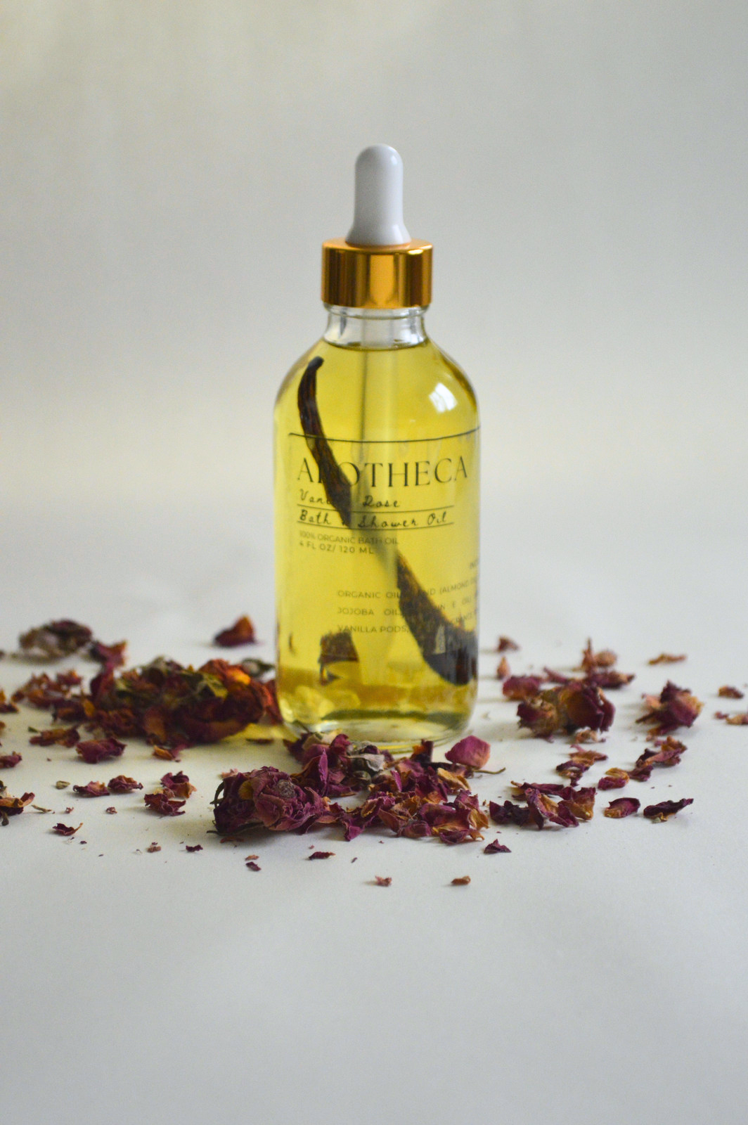 Rose Vanilla Body Oil & Fragrance Oil Set - Earth Based Organics